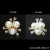 Flor de Perla de Diamantes de Imitación Corazón Margarita Kidsren DIY Hecho a Mano Accesorios para el Cabello Aleación Placa de Flores Hebilla de Diamantes Accesorios de Joyería Venta al por Mayor 519