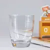 Copo de água simples tipo V para chá, leite, cerveja, vinho estrangeiro, uísque, boca larga, copo baixo P1034 Copo de leite, copo de café