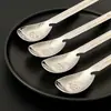 ¡Guau, Cuchara Retorcida Personalizada Acero Inoxidable 316L Cuchara de Postre Mango Largo Cuchara para Remover Creativa Cuchara para Colgar Taza Transfronteriza