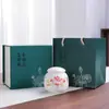 Miniatura Cerámica Pequeño Recipiente para Té Portátil Sellado Tarro de Almacenamiento para Polvo de Incienso y Ungüento, Caja de Empaque Vacía para Té Verde, Universal