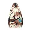 Bolsa mensageiro de panda de desenho animado nova transfronteiriça bolsa de ombro nicho bolsa de peito com estampa total de gato fofo fornecedores de fabricantes
