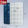 Caja de Mezcla de Colores Dura de 24 Rejillas, 25 Rejillas, 36 Rejillas, Bandeja de Mezcla de Colores con Tapa de Plástico, Caja de Pintura de Acuarela con Tapa Suave