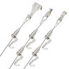 Atacado de fábrica kit de pendurar quadros com trilho corda de aço inoxidável gancho de quadro ajustável corda de pendurar linha de pendurar espelho