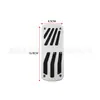Adecuado para Peugeot 2008 pedal de descanso accesorios de modificación de interior de coche a rayas pedal antideslizante sin perforación
