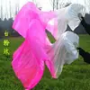 Leque de Dança Leque de Dança Quadrada Gradiente de Três Cores Chama Jogos Infantis Leque de Dança Longo Espesso Performance Dança Yangko
