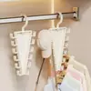 Colgador de Ropa de Doble Cara en Forma de V Gancho de Almacenamiento para Armario Espacio de Colgado Multi-gancho Ahorrador de Espacio Multifuncional Artefacto de Almacenamiento para Dormitorio