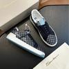 Alta Costura Nueva Moda Marca de Tendencia 2024 Primavera/Verano Zapatos Casuales para Hombre con Cordones Deportivos Versátiles de Caña Baja Zapatillas de Suela Gruesa a Cuadros
