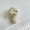 Gorra de Béisbol Bordada con Gato para Adelgazar el Rostro Estilo Coreano para Mujer, Primavera y Verano, Circunferencia de Cabeza Grande, Gorra de Pico Linda Versátil Japonesa para Mujer, Moderna
