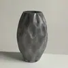 Vaso de vidro colorido transparente estilo Ins com abertura pequena para flores hidropônicas, vaso para arranjo de flores de mesa, ornamento decorativo atacado
