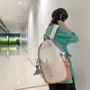 Versión coreana mochila nueva mujer estudiante de preparatoria japonés simple estudiante de secundaria bolsa de doble hombro hombres estudiante de secundaria estudiante universitario mochila para computadora