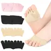 Calcetines de Cinco Dedos Transpirables de Medio Pie para Cuatro Estaciones, Calcetines de Bambú para Mujer con Dedos Separados, Calcetines Invisibles de Cinco Dedos Abiertos en Stock