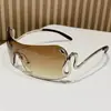 Óculos de sol personalizados de cobra espiritual unidos moda europeia e americana Y2K Milênio garota popular óculos de sol transparentes rosto quadrado finos