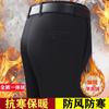 Calça Masculina Wasteland Stretch para Uso Externo com Forro de Lã Espessada Quente de Inverno Calças Casuais Calças à Prova de Vento Calças de Lã de Cordeiro de Inverno