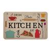 Tapete publicitário personalizado de linho, tapete de cozinha, porta de banheiro, tapete antiderrapante, porta de banheiro, carpete absorvente personalizado
