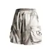 Transfronteiriço 2025 Novo Verão Casual Americano Shorts Degradê Masculino Soltos Tamanho Grande Roupa de Trabalho Versátil Calças Esportivas para Estudantes