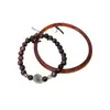 Set de Pulseras de Granate con Cuentas para Mujer 2025 Nuevos Accesorios Pulsera Edición Limitada de Año Nuevo Hilo Rojo Lujo Ligero Nicho
