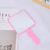 Espejo Cuadrado de Regalo de Colores Espejo de Mano Publicitario Espejo de Maquillaje Portátil para Mujer Espejo de Tocador HD Espejo Pequeño Personalizable
