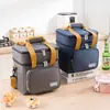 Bolsa de Almuerzo Temu Lonchera Bolsa Térmica con Hielo Capa Única/Doble Bolsa de Almuerzo a Prueba de Fugas Portátil Bolsa Térmica Bento