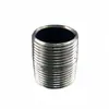 Produto Acabado Preto de 1 polegada, Arame Duplo de Aço Carbono Galvanizado, Rosca Cônica de Tubo, Cabeça de Arame Duplo de Aço Carbono Roscada de Parede Espessa, Arame Soldado de Ponta Dupla