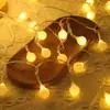 Luzes de Fio de Bolinhas Brancas Pequenas em Estoque para Iluminação de Ambiente de Quarto, Festa de Aniversário, Luzes de Fio de Bolas Redondas Estreladas, Pequenas Luzes Coloridas para Decoração de Acampamento
