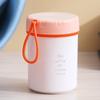 Taza de sopa de acero inoxidable INS304 taza para el desayuno para estudiantes sopa para niños avena taza de leche cuerda para colgar portátil desmontable taza para compartir
