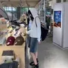 Jeans Lavados Desgastados Retro Azules para Mujer de Verano de Cintura Alta Sueltos Ajustados Rectos Pantalones de Cinco Cuartos Shorts