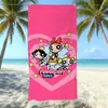Toalla de Playa de Microfibra de Las Chicas Superpoderosas Secado Rápido y Absorbente de Agua Toalla de Baño para Nadar Infantil Portátil para Viajes Tamaño Grande