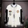 Terno de beisebol nacional primavera e outono, casaco masculino, solto, marca Tide, jaqueta de estudante, top, roupas de casal para meninos, tudo combinando