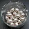 ABS Colorido Concha de Imitação Gotas d'Água Furo Único Contas Brilhantes Decoração de Acessórios de Cabelo Brincos Artesanais DIY Acessórios de Joias Contas Espalhadas