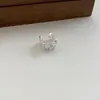 Pendientes y Anillos de Encaje Estilo Dong Jie para Mujer, Diseño de Nicho, Anillo Abierto Versátil Incrustado de Diamantes, Pendientes de Gama Alta
