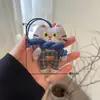 Colgante de Muñeca Gatito de Peluche Estilo Bosque Dibujo Animado Lindo Colgante para Bolso Llavero de Niña Juguete Colgante para Teléfono Gato