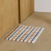 Estilo Ins Cuadros Rayados Coreanos Alfombrillas para Piso de Baño Alfombrillas Absorbentes para Pies de Hogar Resistentes a Manchas y al Desgaste Alfombras para Sala de Estar