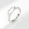Anillo romántico de mano a corazón, muy vendido en Amazon, estilo europeo y americano, con abrazo de amor para pareja, ideal para novia.
