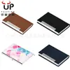 Bolsa para tarjetas de presentación de PU caliente transfronteriza funda completa Estuche para tarjetas estuche para tarjetas con tarjetero magnético multicolor venta al por mayor