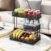 Bandeja de Frutas Sala de Estar Mesa de Café Hogar Bandeja de Frutas Multicapa Cesta de Almacenamiento Estante de Almacenamiento de Frutas Bandeja de Almacenamiento de Snacks Cesta de Frutas