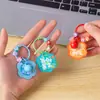 Llavero con Texto Motivacional de Flores Lindo para Estudiantes Llavero con Colgante de Campana Adornos para Colgar en Bolsos de Acrílico Pequeños Regalos
