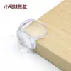 Pad Anticolisión de Silicona para Niños en Forma de L, Protector de Esquina Protector de Ángulo Recto para Mesas de Comedor y Gabinetes, Almohadilla Amortiguadora Esférica Antigolpes