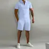 Traje Deportivo Casual Suelto de Manga Corta para Hombre Transfronterizo Verano 2024 Amazon AliExpress Europa y Estados Unidos