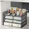 Organizador de archivos para debajo del escritorio, estante de almacenamiento vertical para documentos y archivos A4 para estaciones de trabajo de oficina, gabinete de almacenamiento de oficina vertical
