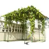 Treliça de uva de alta resistência feita de tubos de aço revestidos de 25 mm, suporte de escalada para exterior para maracujá, kiwi, abóbora e cabaça