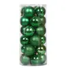 Decorações de árvore de Natal bolas de Natal em barril 24 bolas brilhantes bolas galvanizadas