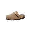 Zapatos Birkenstock Británicos para Mujer 2024 Nuevos de Primavera y Otoño Zuecos Birkenstock de Suela Gruesa Zapatos sin Cordones Perezosos Antideslizantes