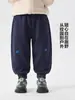 Pantalones Deportivos Casuales Forrados de Polar para Niño Estilo Europeo Invierno 2026 Ropa Nueva para Niños Bebés Niños Pequeños Pantalones Calientes de Invierno