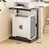 Base para Gabinete de Computador de Chão Gabinete de Armazenamento de Escritório Armário de Colocação Estação de Trabalho Multicamadas Prateleira para Impressora