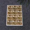 Placas de Texto Oculto, Placas de Nome com Tema de Flores, Placas Decorativas para o Topo e a Base da Caixa, Placas de Nome Galvanizadas para Produção DIY