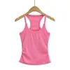 Design Sense Inner Camisole Pequeno Feminino Verão Branco Exterior Wear Spice Girls Slim-fit Emagrecimento Base sem mangas Top Trendy