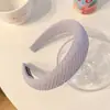 Diadema de Estilo Fresco de Lujo Ligero, Diseño de Esponja Fina, Accesorio para el Cabello de Gama Alta, Diadema de Colores para Mujeres, Venta al por Mayor, Diadema de Corona Alta para Lavarse la Cara