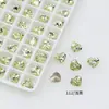 Cristal Dongzhou Geométrico Coração Gordo 6*5,3 Corações para Nail Art Strass Feito à Mão Coração de Diamante Artificial 4815 Decorações DIY para Nail Art