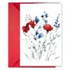 Conjunto de Envelopes para Cartão de Cumprimentos com Ilustração de Flores e Plantas Transfronteiriças Estilo Literário Cerimônia de Aniversário Agradecimento Cartão Universal