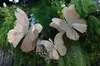 Arreglos de Paisajismo de Mariposas Tridimensionales, Decoraciones de Fondo para Bodas, Escaparates, Adornos y Accesorios para Exteriores